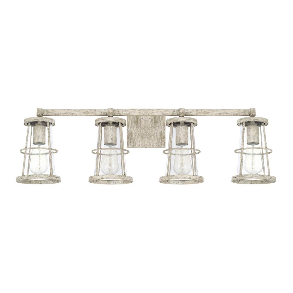 Capital Lighting Beaufort 31'' W X 10'' H X 7.5'' E 4-light Vanity In Mystic Sand