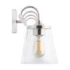 Capital Lighting 139142BN-496 Brushed Nickel 33'' W X 10.5'' H X 9'' E 4-light Vanity In Brushed Nickel With Clear Seeded Cone Glass Shades Image 2