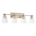 Capital Lighting 144841BS-523 Brushed Champagne 14'' W X 10'' H 4-light Vanity In Brushed Champagne With Acrylic Rod Accents Image 1