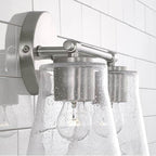 Capital Lighting 146921BN-533 Brushed Nickel 14'' W X 9.5'' H 2-light Vanity In Brushed Nickel With Clear Seeded Glass Image 3