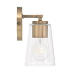 Capital Lighting 148621AD-537 Aged Brass 14.5''w X 8.25''h 2-light Vanity In Aged Brass With Clear Glass Image 2