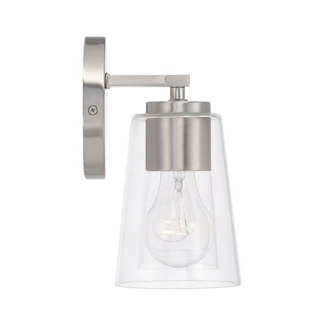 Capital Lighting 148621BN-537 Brushed Nickel 14.5''w X 8.25''h 2-light Vanity In Brushed Nickel With Clear Glass Image 2