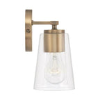 Capital Lighting 148631AD-537 Aged Brass 25''w X 8.25''h 3-light Vanity In Aged Brass With Clear Glass Image 2
