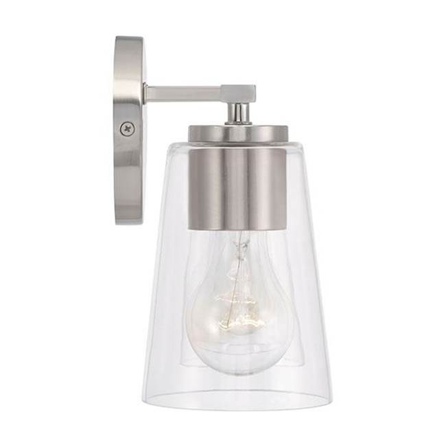 Capital Lighting 148641BN-537 Brushed Nickel 35.25''w X 8.25''h 4-light Vanity In Brushed Nickel With Clear Glass Image 2