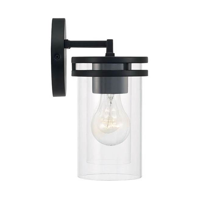 Capital Lighting 148721MB-539 Matte Black 14.25''w X 9.75''h 2-light Vanity In Matte Black With Clear Glass Image 2