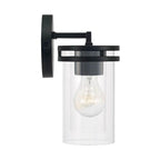 Capital Lighting 148721MB-539 Matte Black 14.25''w X 9.75''h 2-light Vanity In Matte Black With Clear Glass Image 2