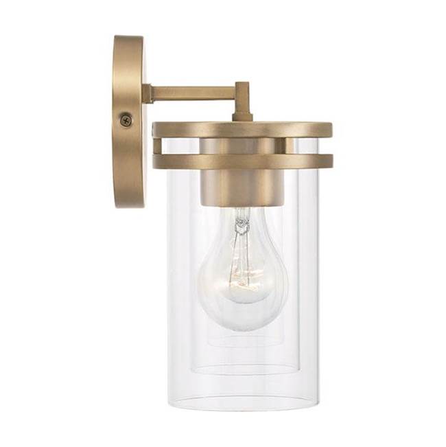 Capital Lighting 148731AD-539 Aged Brass 24''w X 9.75''h 3-light Vanity In Aged Brass With Clear Glass Image 2