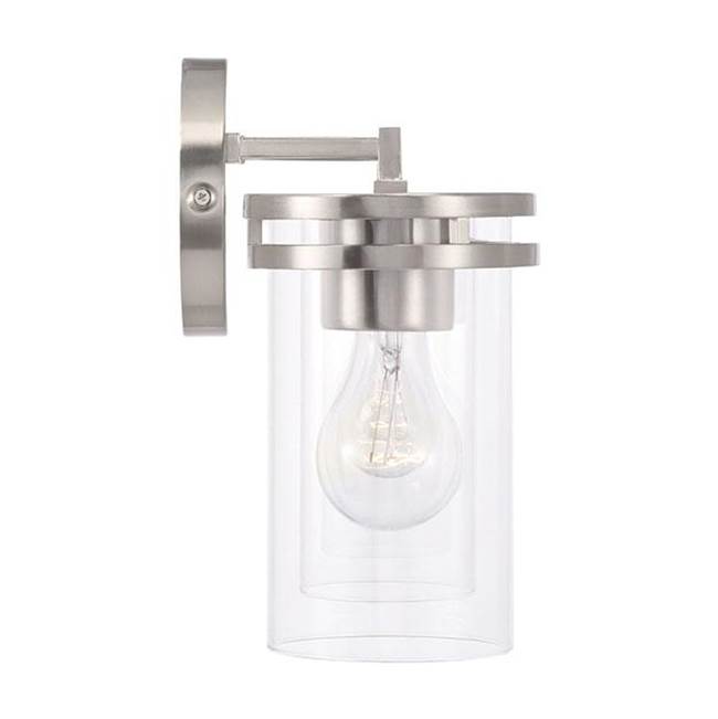 Capital Lighting 148731BN-539 Brushed Nickel 24''w X 9.75''h 3-light Vanity In Brushed Nickel With Clear Glass Image 2