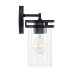 Capital Lighting 148731MB-539 Matte Black 24''w X 9.75''h 3-light Vanity In Matte Black With Clear Glass Image 2