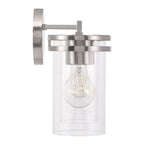 Capital Lighting 148741BN-539 Brushed Nickel 33.5''w X 9.75''h 4-light Vanity In Brushed Nickel With Clear Glass Image 2