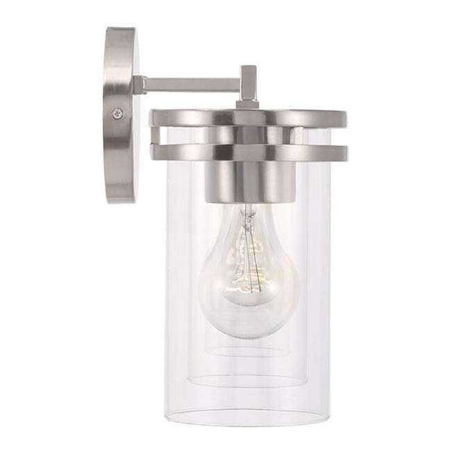 Capital Lighting 148741BN-539 Brushed Nickel 33.5''w X 9.75''h 4-light Vanity In Brushed Nickel With Clear Glass Image 2