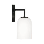 Capital Lighting 148821MB-542 Matte Black 13.75''w X 9.75''h 2-light Vanity In Matte Black With Soft White Glass Image 2