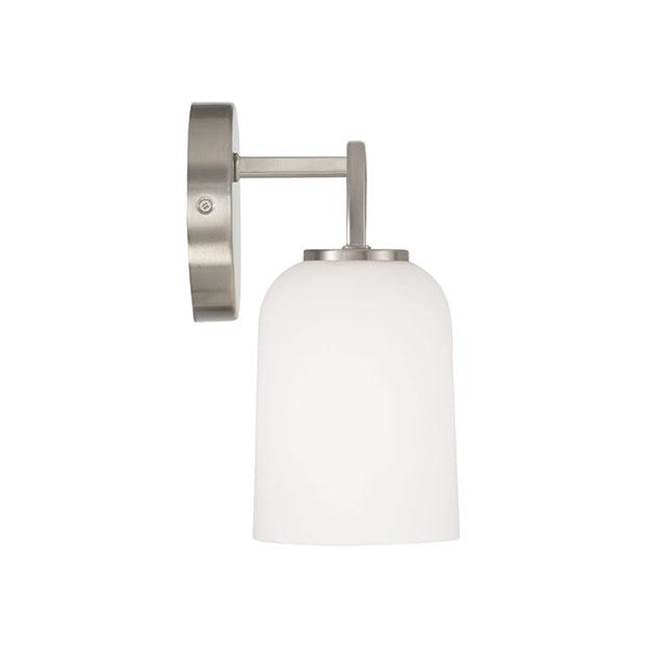 Capital Lighting 148831BN-542 Brushed Nickel 23.5''w X 9.75''h 3-light Vanity In Brushed Nickel With Soft White Glass Image 2