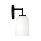 Capital Lighting 148831MB-542 Matte Black 23.5''w X 9.75''h 3-light Vanity In Matte Black With Soft White Glass Image 2