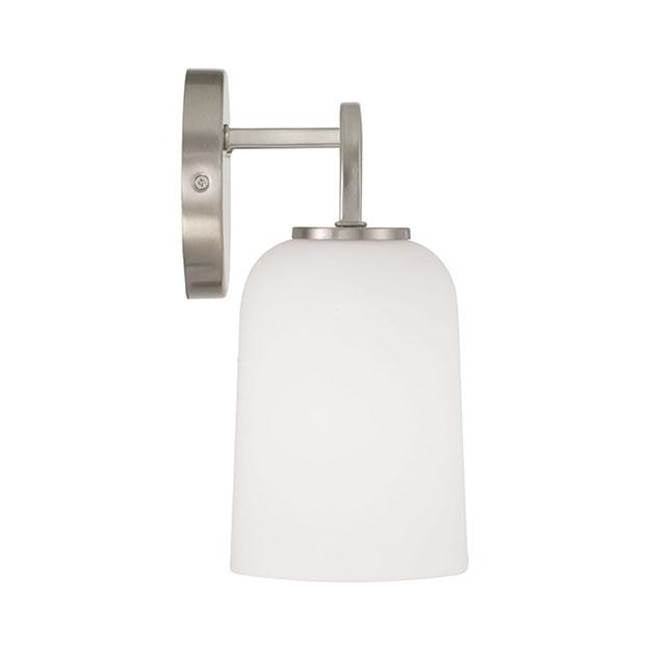 Capital Lighting 148841BN-542 Brushed Nickel 32.25''w X 9.75''h 4-light Vanity In Brushed Nickel With Soft White Glass Image 2