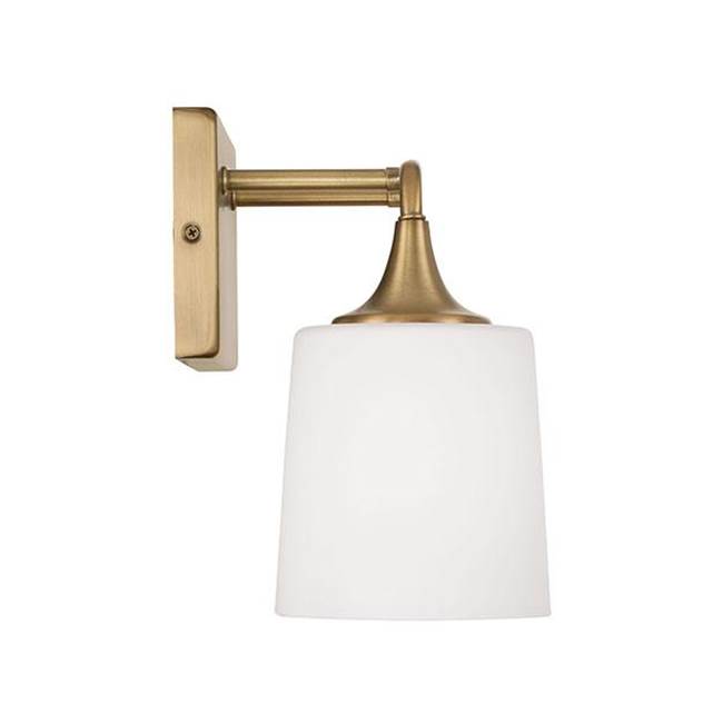 Capital Lighting 148921AD-541 Aged Brass 16''w X 10.25''h 2-light Vanity In Aged Brass With Soft White Glass Image 2