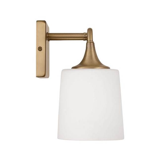 Capital Lighting 148931AD-541 Aged Brass 26.25''w X 10.25''h 3-light Vanity In Aged Brass With Soft White Glass Image 2