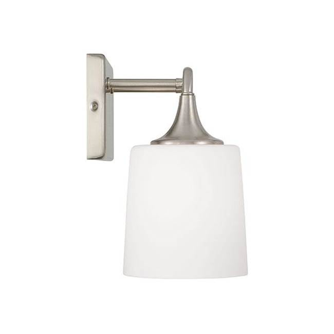Capital Lighting 148931BN-541 Brushed Nickel 26.25''w X 10.25''h 3-light Vanity In Brushed Nickel With Soft White Glass Image 2