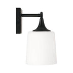 Capital Lighting 148931MB-541 Matte Black 26.25''w X 10.25''h 3-light Vanity In Matte Black With Soft White Glass Image 2