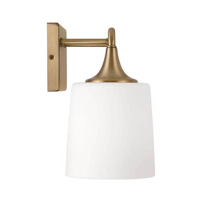 Capital Lighting 148941AD-541 Aged Brass 36.75''w X 10.25''h 4-light Vanity In Aged Brass With Soft White Glass Image 2
