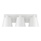 Capital Lighting 151331WE Matte White 24''w X 8.25''h 3-light Modern Metal Vanity In White Image 4