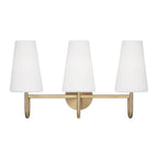 Capital Lighting 155231AD-550 Aged Brass 24'' W X 14.5'' H 3-light Vanity In Aged Brass With Tapered Soft White Glass Image 6