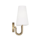 Capital Lighting 155231AD-550 Aged Brass 24'' W X 14.5'' H 3-light Vanity In Aged Brass With Tapered Soft White Glass Image 5