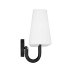 Capital Lighting 155231MB-550 Matte Black 25'' W X 14.5'' H 3-light Vanity In Matte Black With Tapered Soft White Glass Image 3