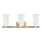 Capital Lighting 156931MA-556 Matte Brass 24'' W X 9.5'' H 3-light Vanity In Matte Brass With Faux Alabaster Glass Image 5