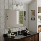 Capital Lighting 161031BN-660 Brushed Nickel 23'' W X 9'' H 3-light Vanity  In Brushed Nickel With Tapered Soft White Glass Image 4