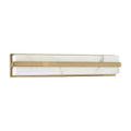 Capital Lighting 161211AD Aged Brass 4.75'' W X 24'' H Ada Integrated Led Vanity Bath Bar In Aged Brass With Alabaster Glass Image 1