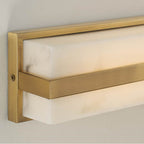 Capital Lighting 161211AD Aged Brass 4.75'' W X 24'' H Ada Integrated Led Vanity Bath Bar In Aged Brass With Alabaster Glass Image 2