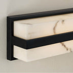 Capital Lighting 161211MB Matte Black 4.75'' W X 24'' H Ada Integrated Led Vanity Bath Bar In Matte Black With Alabaster Glass Image 7