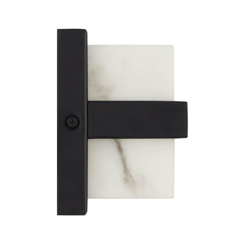 Capital Lighting 161211MB Matte Black 4.75'' W X 24'' H Ada Integrated Led Vanity Bath Bar In Matte Black With Alabaster Glass Image 4