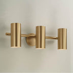 Capital Lighting 161731AD Aged Brass 24'' W X 8'' H 3-light Adjustable Vanity In Aged Brass With Matte White Interior And Repositional Metal Shades Image 4