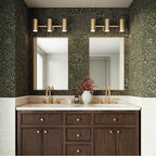 Capital Lighting 161731AD Aged Brass 24'' W X 8'' H 3-light Adjustable Vanity In Aged Brass With Matte White Interior And Repositional Metal Shades Image 5