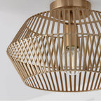 Capital Lighting 230311MA Matte Brass 15.50''w X 9.75''h 1-light Angular Metal Semi-flush In Matte Brass Image 3