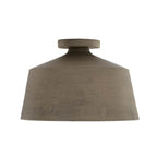 Capital Lighting 235311CY Clay 14''w X 9''h Quarry 1-light Tapered Metal Semi Flush In Clay Image 1