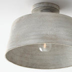 Capital Lighting 235311SC Stucco 14''w X 9''h Quarry 1-light Tapered Metal Semi Flush In Stucco Image 4