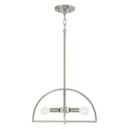 Capital Lighting 248841BN Brushed Nickel 15''w X 9''h 4-light Modern Dual Mount Pendant Or Semi-flush In Brushed Nickel Image 2
