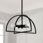 Capital Lighting 248841MB Matte Black 15''w X 9''h 4-light Modern Dual Mount Pendant Or Semi-flush In Matte Black Image 3