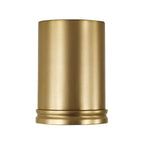 Capital Lighting 259411AD Aged Brass 5.5'' W X 7.75'' H Integrated Led Mini Flush Mount Cylinder Light In Aged Brass With Soft White Glass Diffuser Image 2