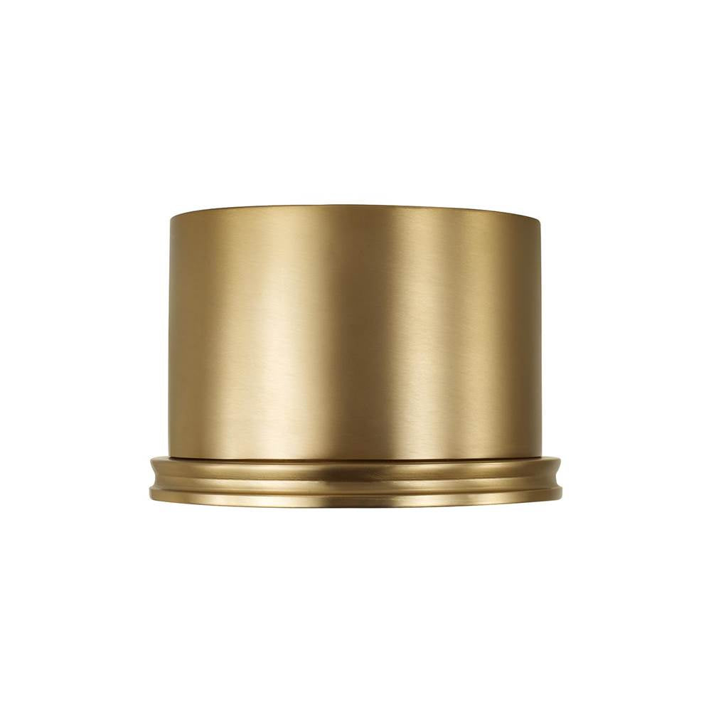 Capital Lighting 259412AD Aged Brass 8.75'' W X 6'' H 1-light Flush Mount Cylinder Light In Aged Brass With Soft White Glass Diffuser Image 2