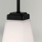 Capital Lighting Baxley 5'' W X 6'' H 1-light Pendant In Brushed Nickel With Soft White Glass Shade