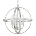 Capital Lighting Hartwell 16.5'' W X 17.5'' H 4-light Orb Pendant In Brushed Nickel