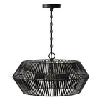 Capital Lighting 330341MB Matte Black 22''w X 11.50''h 4-light Angular Metal Pendant In Matte Black Image 3