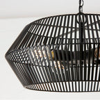 Capital Lighting 330341MB Matte Black 22''w X 11.50''h 4-light Angular Metal Pendant In Matte Black Image 4
