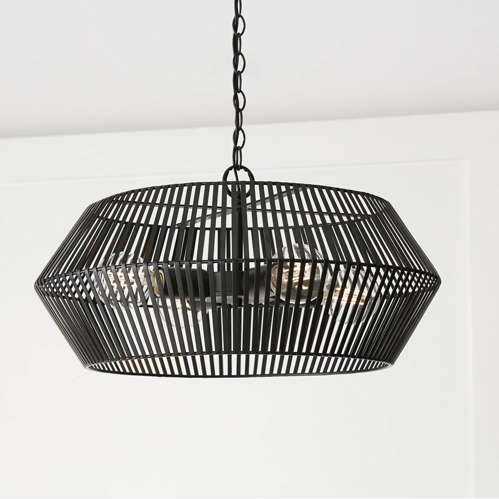 Capital Lighting Kaiya 22''w X 11.50''h 4-light Angular Metal Pendant In Matte Brass