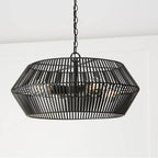 Capital Lighting Kaiya 22''w X 11.50''h 4-light Angular Metal Pendant In Matte Brass