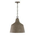 Capital Lighting 335311CY Clay 15.50''w X 17''h Quarry 1-light Tapered Metal Pendant In Clay Image 1